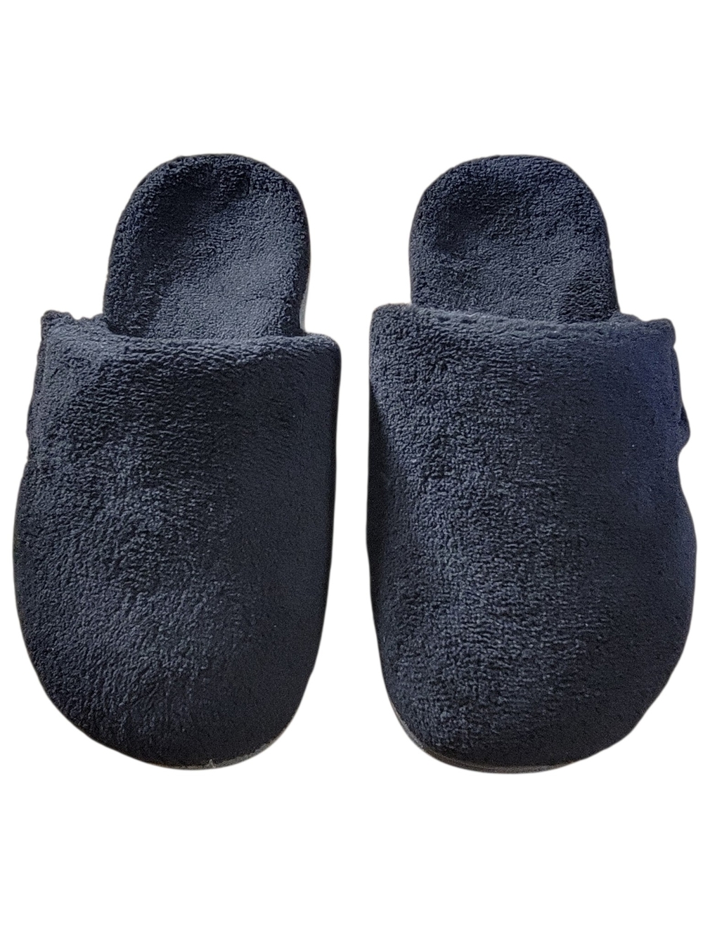 Vionic Black Plush Slide